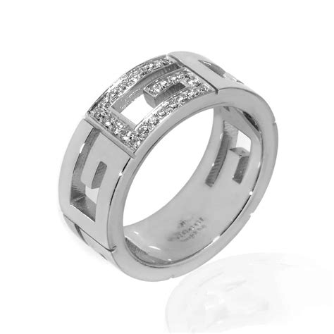 gucci ring gold|gucci 18k white gold ring.